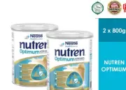 2X Nestle Nutren Optimum Complete Nutrition Milk Vanilla Flavor 800g