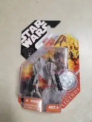Star Wars Saga Legends Tan Battle Droids Action Figure with Collector Coin