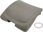 REPAIROCK Center Console Armrest Cover for Dodge for Ram 2013-2018 Tahoe Middle Console Pad Armrest Protector Microfiber Leather with Grey
