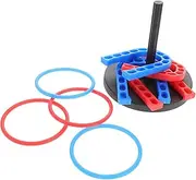 OSOLADY Portable Carnival Game Set Set Ring Toss Toy Horseshoe Game Accessories Enhance Hand Eye Coordination for Boys and Girls