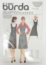 Burda 9092 Misses Jumper scoop neck princess seam Sz 14 + sewing pattern