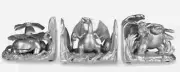 3 Piece CHARIZARD BLASTOISE VENUSAUR Kanto Bookend Statue Pokemon