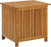 Solid Acacia Wood Garden Storage Box with Lid Waterproof Deck Storage Box Storage Container Wooden Frame for Indoors Outdoors Garden Patio Terrace 23.6"x19.7"x41.7"