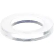 Plymor Clear Acrylic Sphere Thin Display Holder Stand, 0.1875" H x 1.25" W