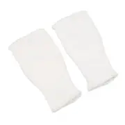 White S Boxing Hand Wraps Nylon Gel Anti Slip Half Finger Boxing Inn AC