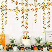 Party Decor 13 Ft Mirror Gold Paper Leaf Garlands Leaves Streamer Decorations Hanging for Gold Birthday Baby Shower Wedding Xmas Party Decor (Color : 39pcs)