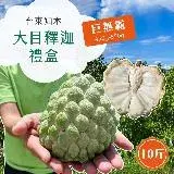 在飛比找遠傳friDay購物優惠-【初品果】產地直送台東巨無霸大目釋迦禮盒10斤10-12顆x