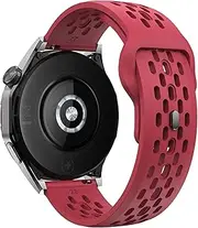 FKMBD 18 20 22mm hole Silicone Band for Samsung Galaxy Watch 7 FE 6 5 for Huawei GT5 4 3 pro bracelet for Redmi watch 5 lite 5 active Watchbands