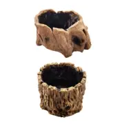 Artificial Driftwood Planter Sculpture Succulents Flower Pots Imitation