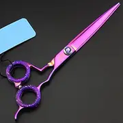 Professional Hair Cutting Shears, 7 inch Professional Japan 440c Steel Purple Scissor Cutting Barber Haircut Shears Hairdresser Scissors