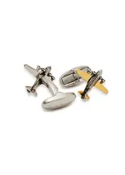 Paul Smith Plane Cufflinks - Silver - One Size ONE SIZE