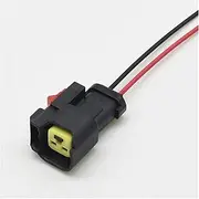 2P 34675-0001 34062-0028 Automotive Start Nozzle Sensor Cable Connector Suitable for Air Conditioning Compressor Pump(1 x 15cm Wire(CB))