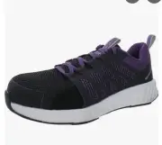 Reebok Work Women's Size 11 Flexweave™ Composite Toe EH Work Shoe Blk/purple