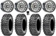 Sedona Sano Bdlk 15x7 Wheels Ct 32" Roxxzilla 396 Tires Polaris Ranger XP 9/1K