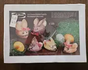 *RARE* Vintage Lee Wards Art Foam Rabbit Family Kit Craft! *Sealed* NOS