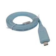 USB Type C to RJ45 Network Equipment Console Cable for Cisco Router 6ft