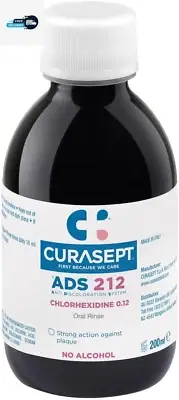 Curasept ADS 212 Chlorhexidine Mouth Rinse 200 Ml