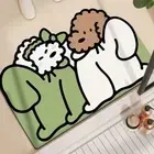 Thickened Diatom Mud Floor Mat Non-Slip Toilet Door Rugs Kids