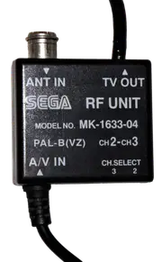 Genuine SEGA Mega Drive II RF Switch MK-1633-04 Aerial Splitter Box
