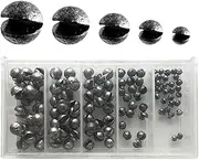 Fishing Weights Sinkers | Bass Casting Weights Bass Fishing Weights Sinkers,5 Sizes Bass Fishing Sinkers, Split Shot Catfish Weights, Lead Assortment for Saltwater Freshwater