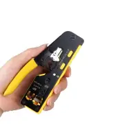 RJ45 Crimping Tool Kit Ethernet Crimp Tool Set Yellow