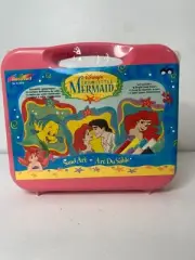 VTG RoseArt The Little Mermaid 90's Disney 1997 Sand Art Box Kit Made in USA New