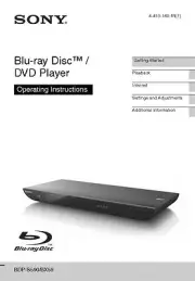 Sony BDP-S590 Blu-ray Player Owners Manual