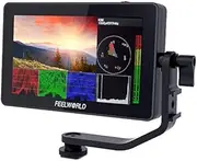 [Feelworld] Type-C F6 Plus 6" Screen Touchable 3D LUT Camera Field Video Monitor 4K HDMI Small Full HD 1920x1080 IPS for DSLR with Swivel Arm Video Peaking Focus Assist 8.4V DC Input/Output