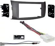 Gray Dash Kit with Harness and Antenna Adapter for 2013+ Nissan Sentra