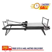 Multi-purpose Foldable Steel Frame Pilates Reformer Pilates Tables - Black