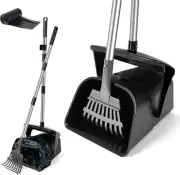 Pooper Scooper Swivel Bin &Rake for Medium&Large Dogs,101cm Long Handle Adjus...