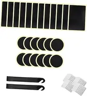 MOTHNUR 42Pcs Bike Tire Repair Kit with Mini Pump Glueless Patch for Cycling Portable Tire Repair Tools Convenient Bike Accessories for Travel and Maintenance