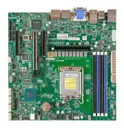 SuperMicro X13SAZ-F Motherboard Micro ATX, Alder Lake-S, R680E, LGA1700