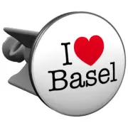 Plopp Sink Plug I love Basel, Plug, for Wash Basin, Drainage