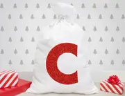 Glitter Jumbo Santa Sacks