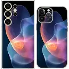 Abstract Pattern Shape Molecule Light Case Cover Silicone / Shockproof / MagSafe
