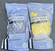 Tress Wellness Hard Wax Beans Beads for Hair Removal 3.5 Oz Lavender & Lemon