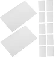 KAILIKETIY 50pcs Aluminum Business Cards DIY Sublimation Blank Cards Metal Engraving Blanks for Networking