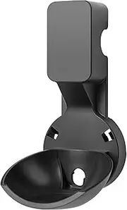 Wall Mount, Socket Holder Stand, Integrated Cable Management, No Drilling Required, A Space-saving Solution for Smart Home Speakers Accessories Bracket with Cable Arrangement