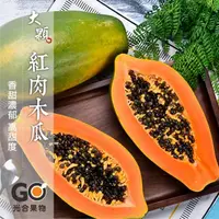 在飛比找momo購物網優惠-【光合果物】台灣大顆紅肉木瓜 5斤裝(約3-4大顆/箱)