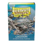 Dragon Shield 60 Japanese Deck Small Card Sleeves Dual Matte Lagoon Yugioh