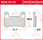 TRW Lucas Sintered lining MCB752SV