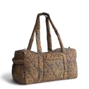 Vera Bradley Featherweight Original Duffel Lotus Montage Roasted Pecan