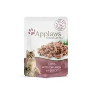 Applaws Natural Tuna with Salmon in Jelly Wet Cat Food Pouch 70g