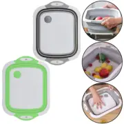 Collapsible Washing Up Bowl Foldable Chopping Cutting Board Kitchen Convenience