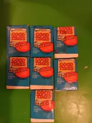 Old Vintage 7 Different Packs 1976 Topps Good Times Wax Packs Cards Unopened