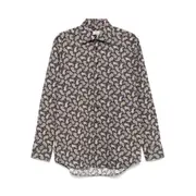 [Etro] Etro Printed Shirt 40 CM BLUE