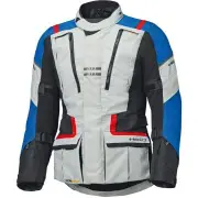 Hakuna Matata 3 Light Grey Blue Red Waterproof Textile Jacket