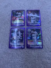 2022 Topps Chrome Purple Refractor Minnesota Twins 4 Card Lot