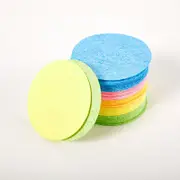 Compressed Natural Cellulose Facial Cleansing Sponge